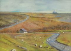 Penny Wicks (British 1949-): 'Towards Fylingdales'