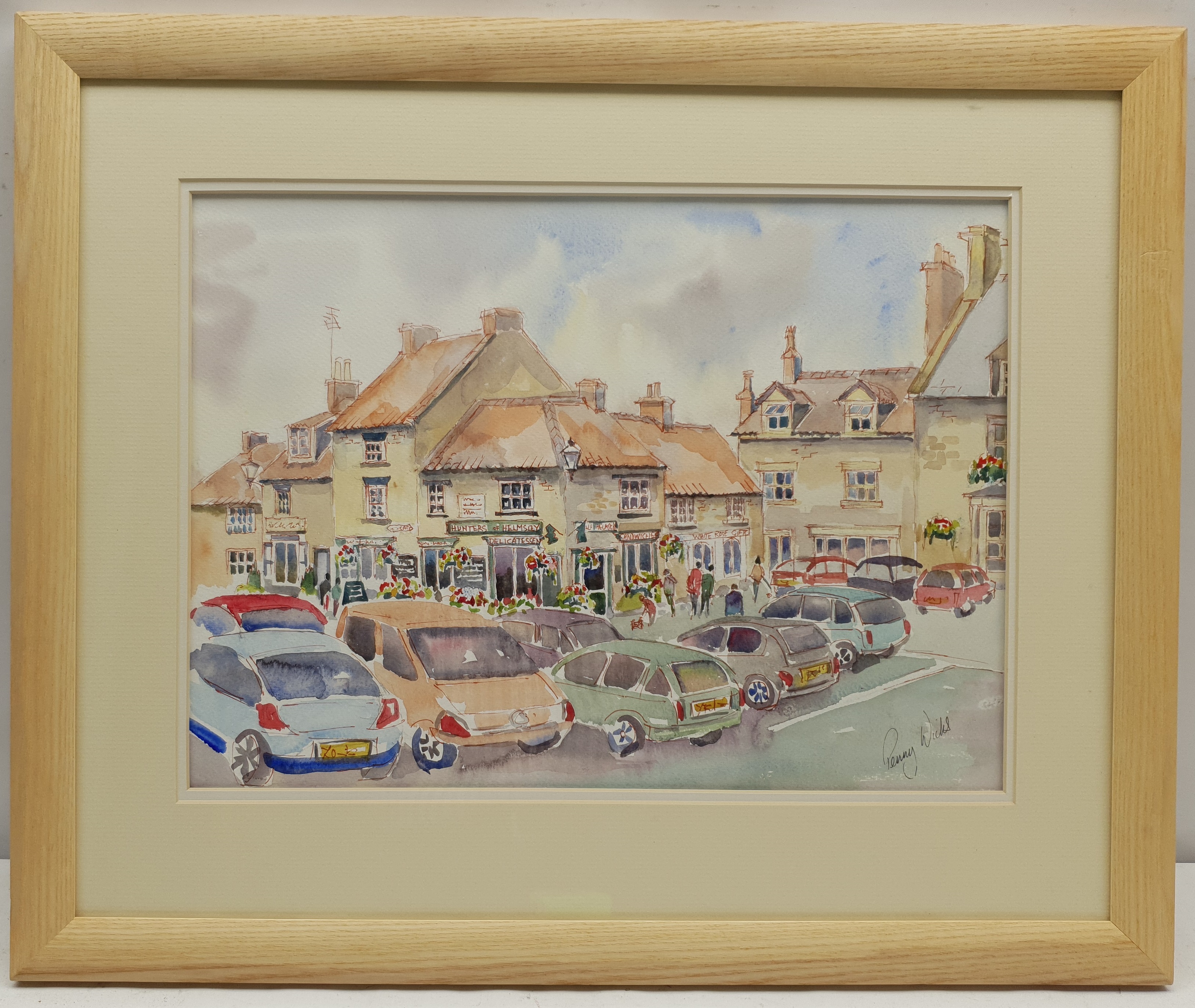 Penny Wicks (British 1949-): Helmsley Marketplace - Image 2 of 2