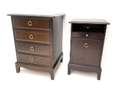 Two stag minstrel mahogany bedsides