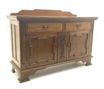 Edwardian oak sideboard