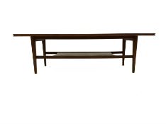 Two tier rosewood coffee table