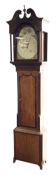 Early 19th century oak and rosewood banded longcase clock