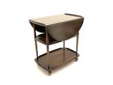 Ercol drop leaf tea trolley