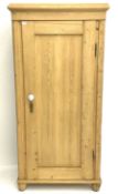 Solid pine single wardrobe