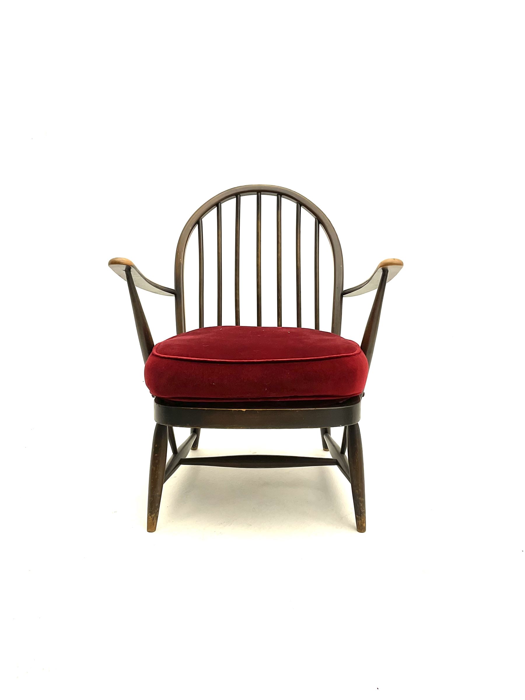 Ercol hoop back low armchair