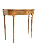 Bevan Funnell Reprodux yew wood console table