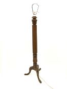 Victorian style Mahogany standard lamp