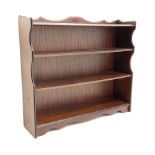 Rossmore Furniture - mahogany bookcase fitted with four shelves