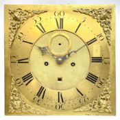 Late 18th century clock movement and dial