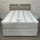 Divan double bed and headboard