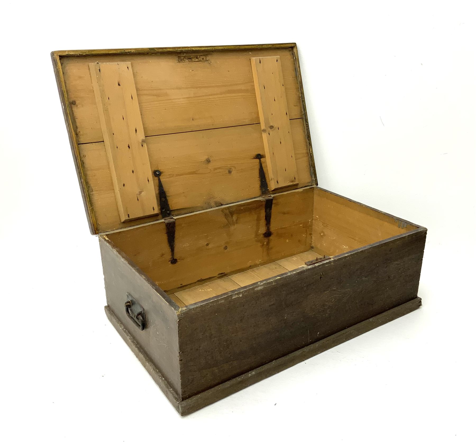 Victorian pine box - Image 2 of 2