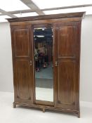 Early 20th century mahogany wardrobe