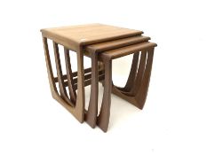 G-Plan teak nest of three tables