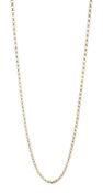 Gold belcher link necklace