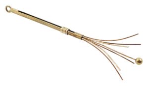 9ct gold propelling cocktail swizzle stick