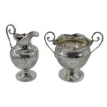 Victorian silver sugar bowl by Henry Bourne