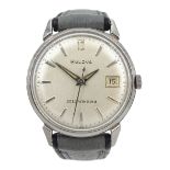 Bulova gentleman's self-winding stainless steel wristwatch