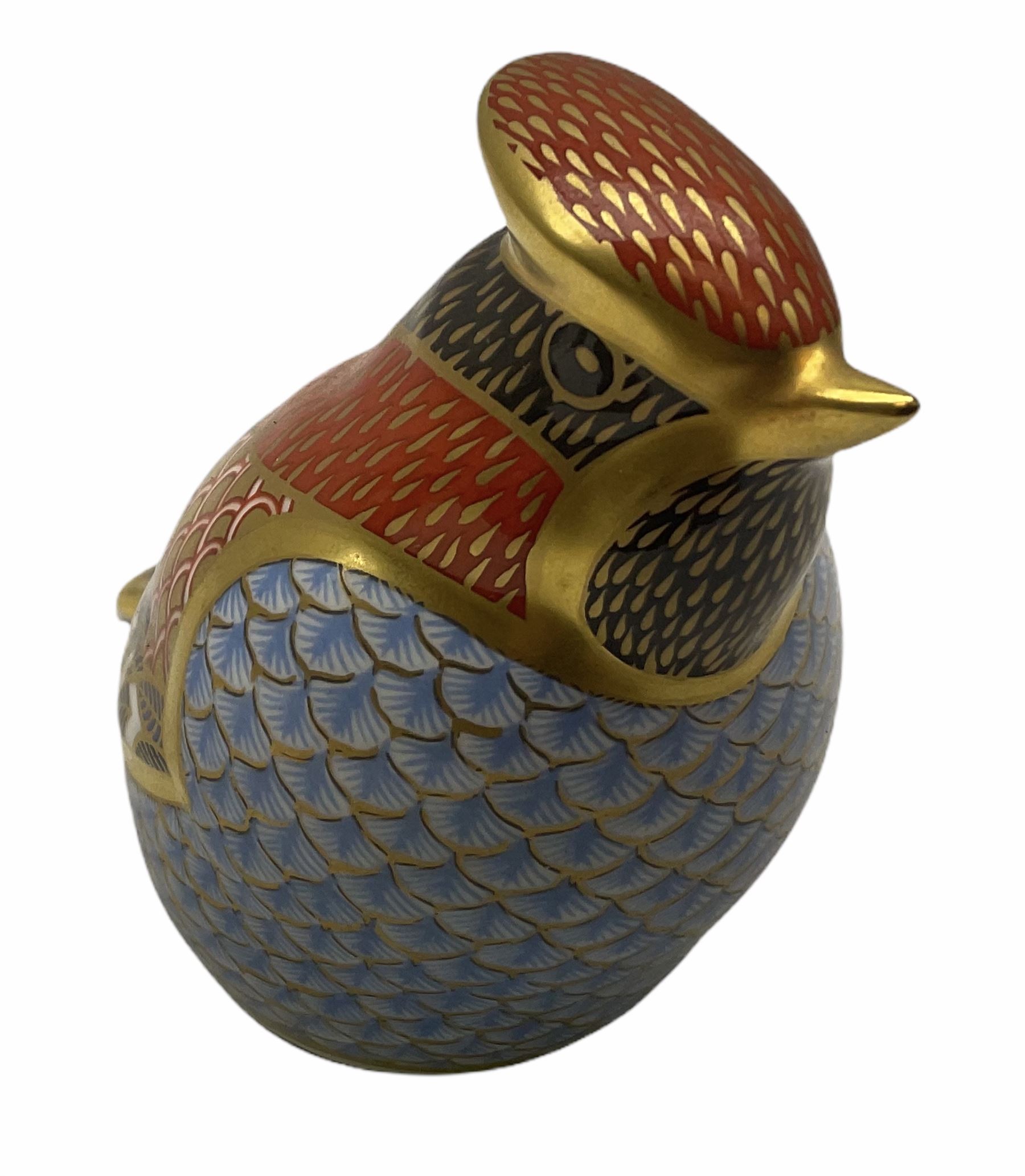 Royal Crown Derby paperweight modelled as a bird - Image 8 of 9