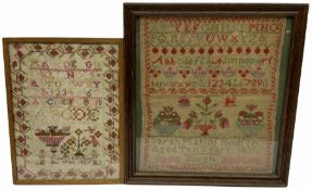 Early Victorian sampler