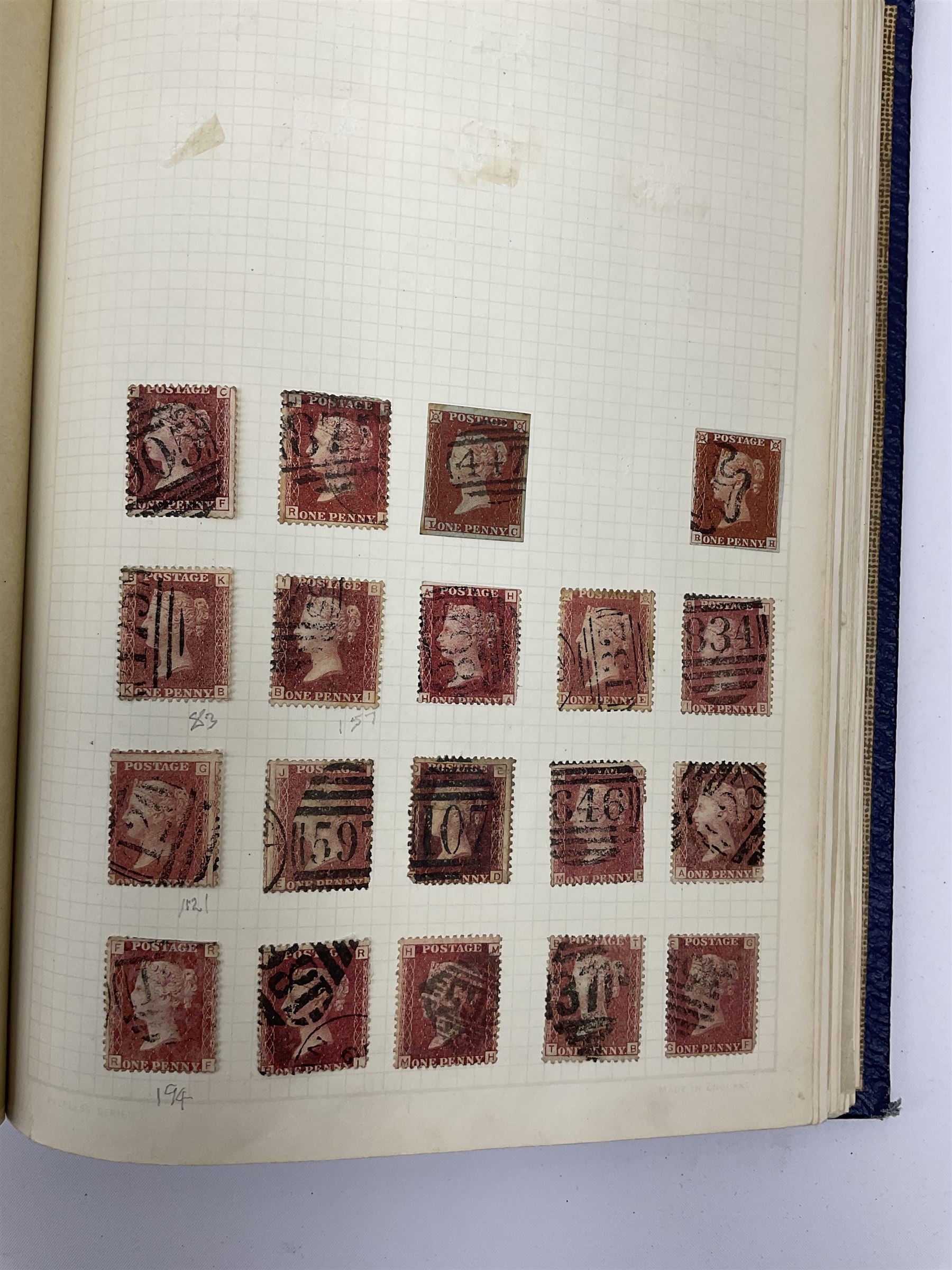 Great British Queen Victoria and later stamps including imperf penny reds with a few MX cancel examp - Image 8 of 9