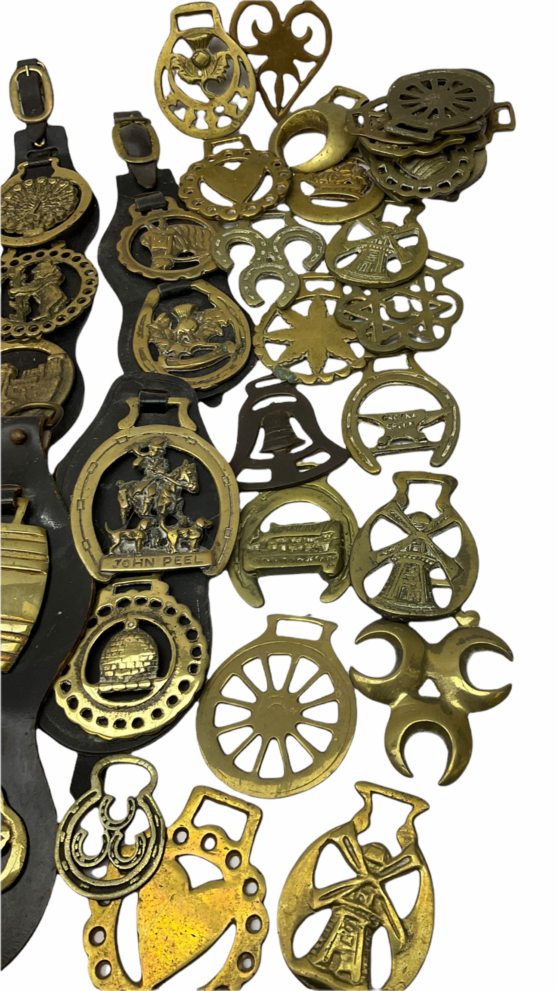 Large collection of horse brasses - Image 3 of 5