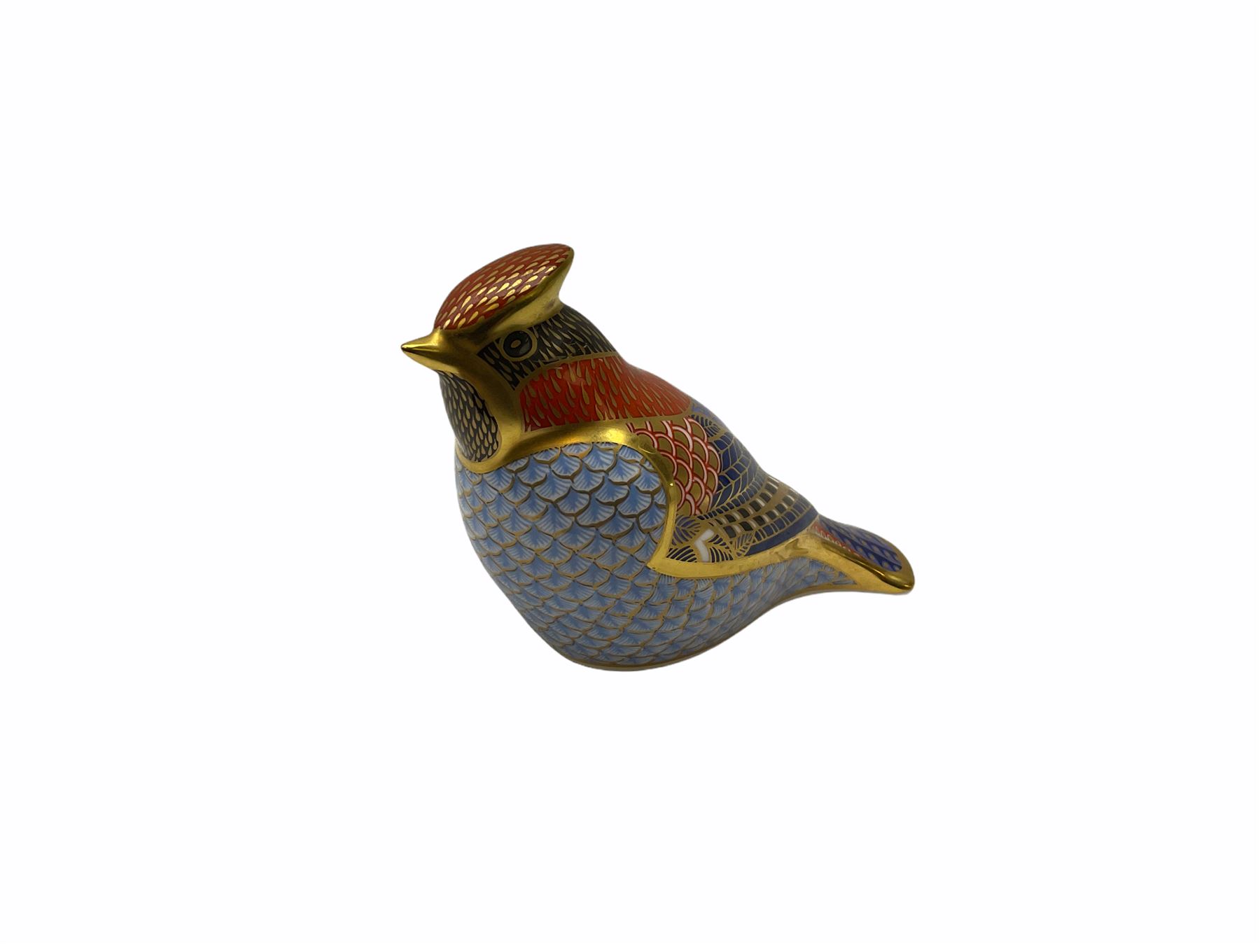 Royal Crown Derby paperweight modelled as a bird - Image 7 of 9