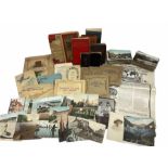 Large quantity of Edwardian and later postcards