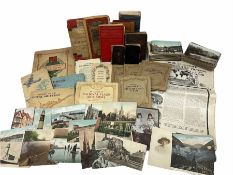 Large quantity of Edwardian and later postcards