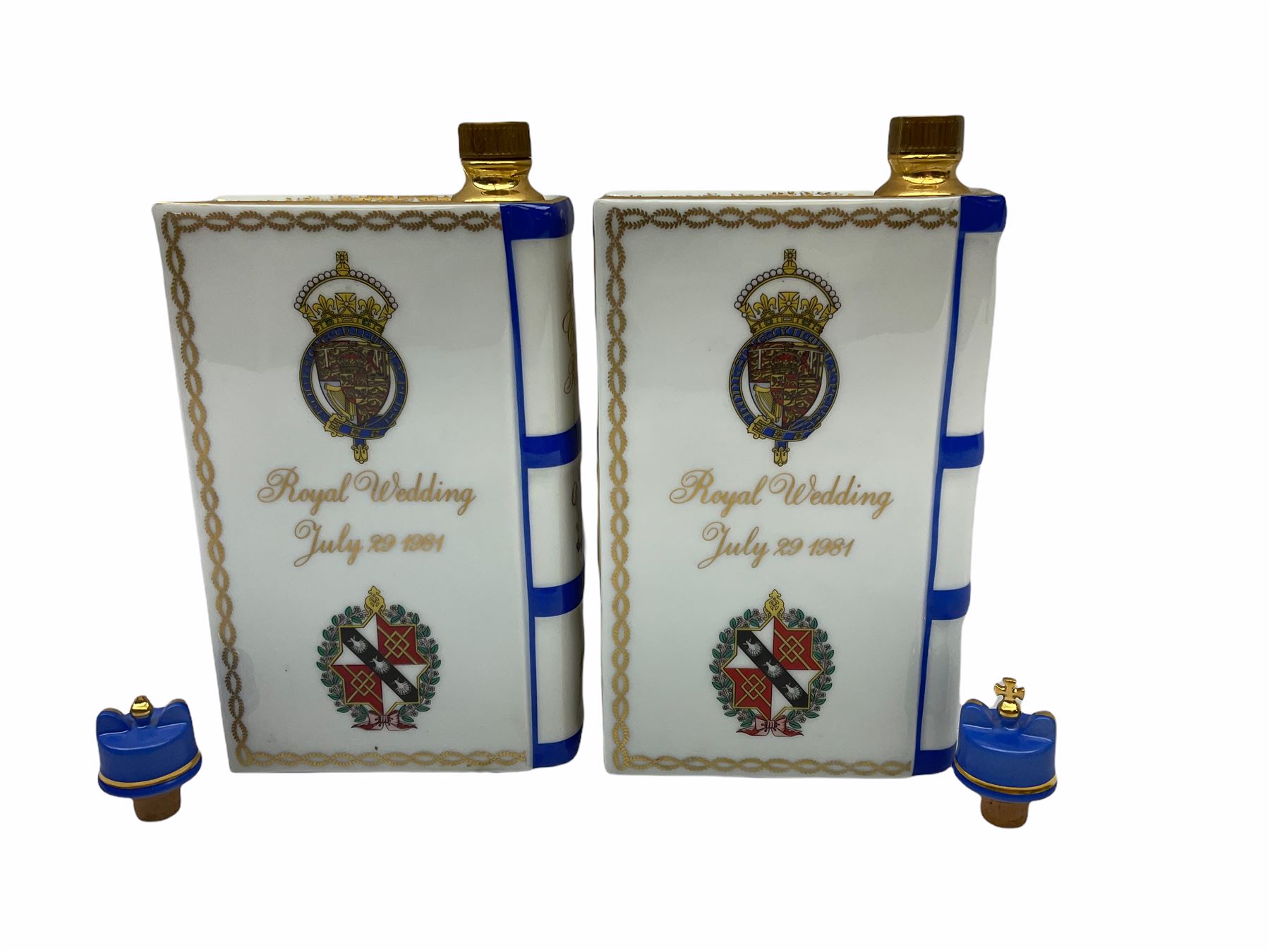 Two boxed Camus Cognac Royal Wedding commemorative decanters with contents. - Image 3 of 5