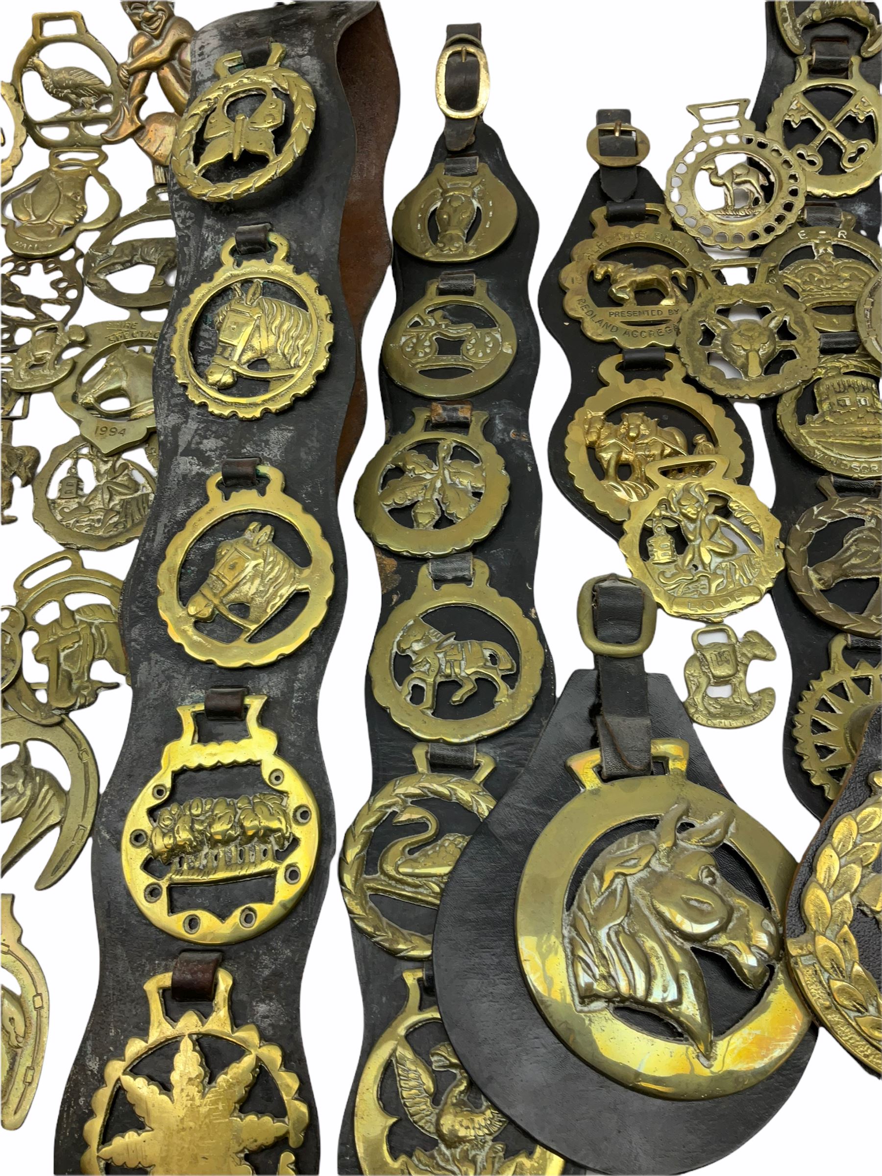 Large collection of horse brasses - Image 5 of 5