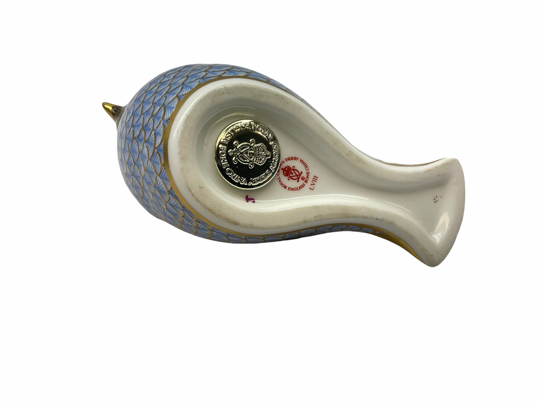 Royal Crown Derby paperweight modelled as a bird - Image 9 of 9