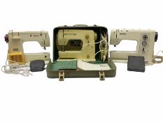Three Bernina sewing machines