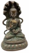 Brass figure of a deity