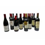 Mixed wine including La Strada 2002 Pinot Noir