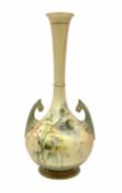 Royal Worcester blush ivory vase