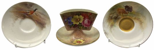 Royal Worcester match holder