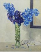 Catherine Tyler (British 1949-): Delphiniums