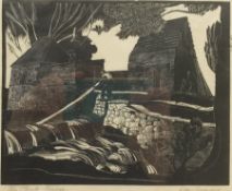 William Armour RSA RSW (Scottish 1903-1979): 'The Plank Bridge'