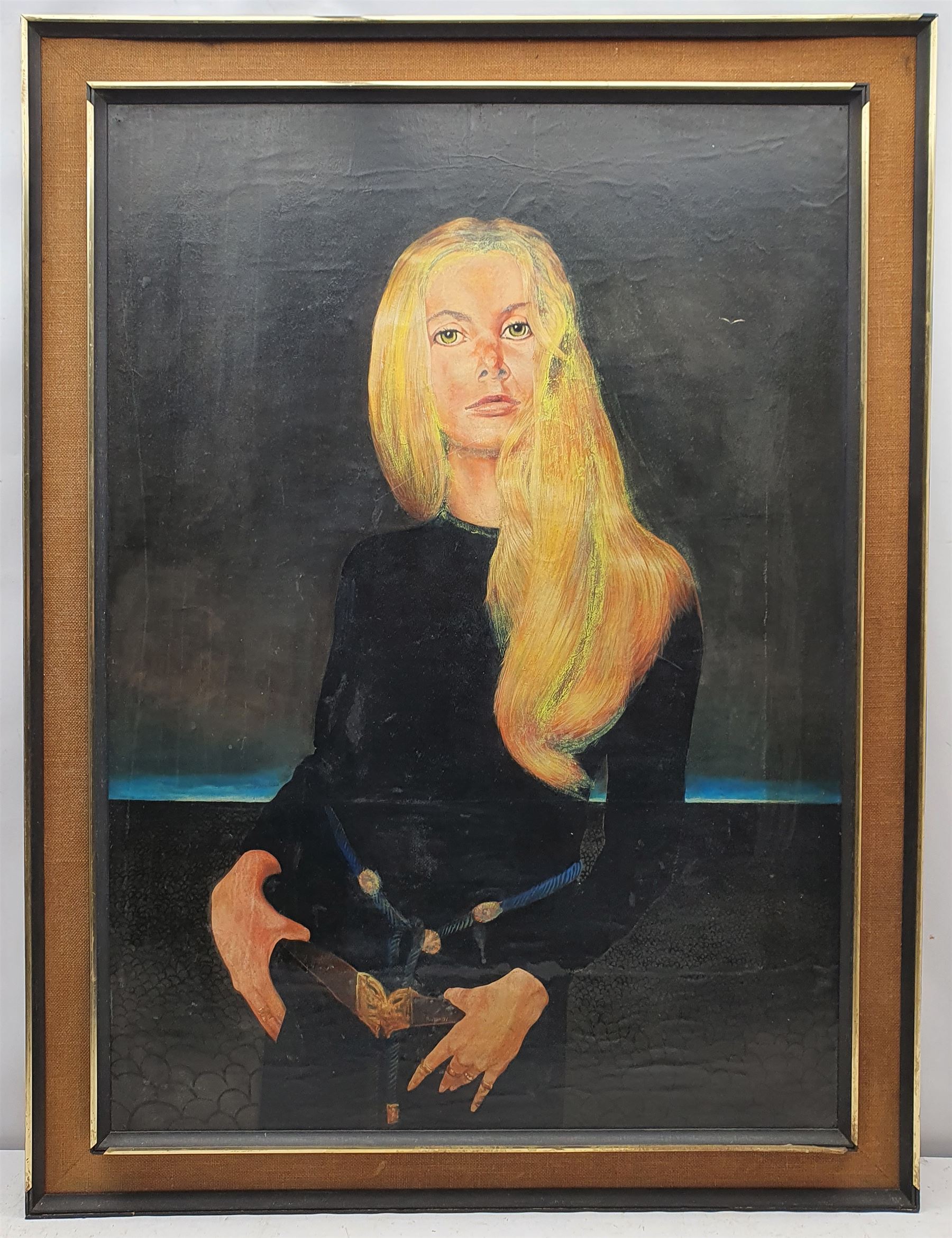 Patrick Rixson (Welsh 1940-1974): 'The Blonde Bombshell' - Image 2 of 2