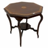 Edwardian mahogany centre table