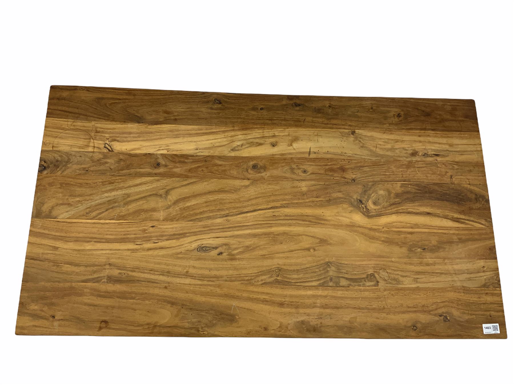 Hardwood rectangular coffee table - Image 3 of 3