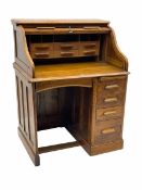 Early 20th century roll top desk