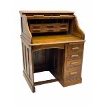 Early 20th century roll top desk