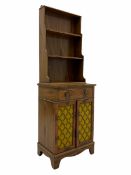 Regency style mahogany side cabinet