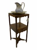 George III mahogany washstand