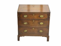 Late 18th century oak bureau