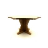 Yorkshire Oak - Golden oak octagonal dining table