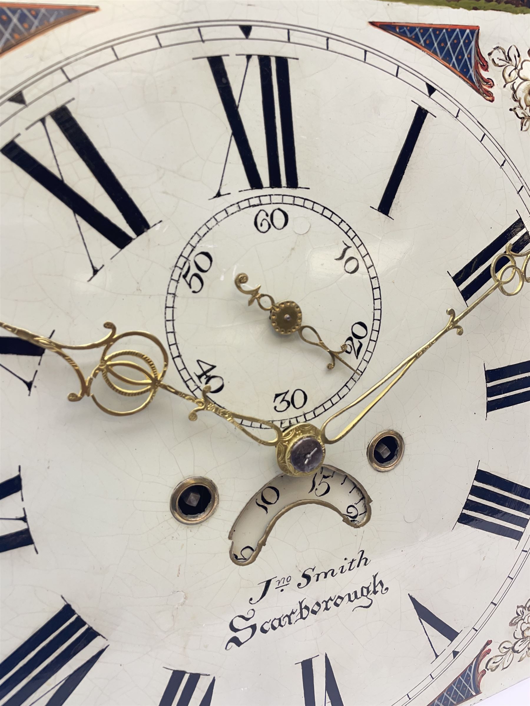 Early 19th century clock dial and movement - Image 4 of 7