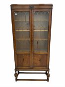 Early 20th century oak bookcase