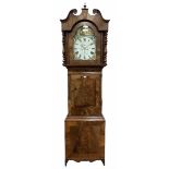 19th century mahogany longcase clock